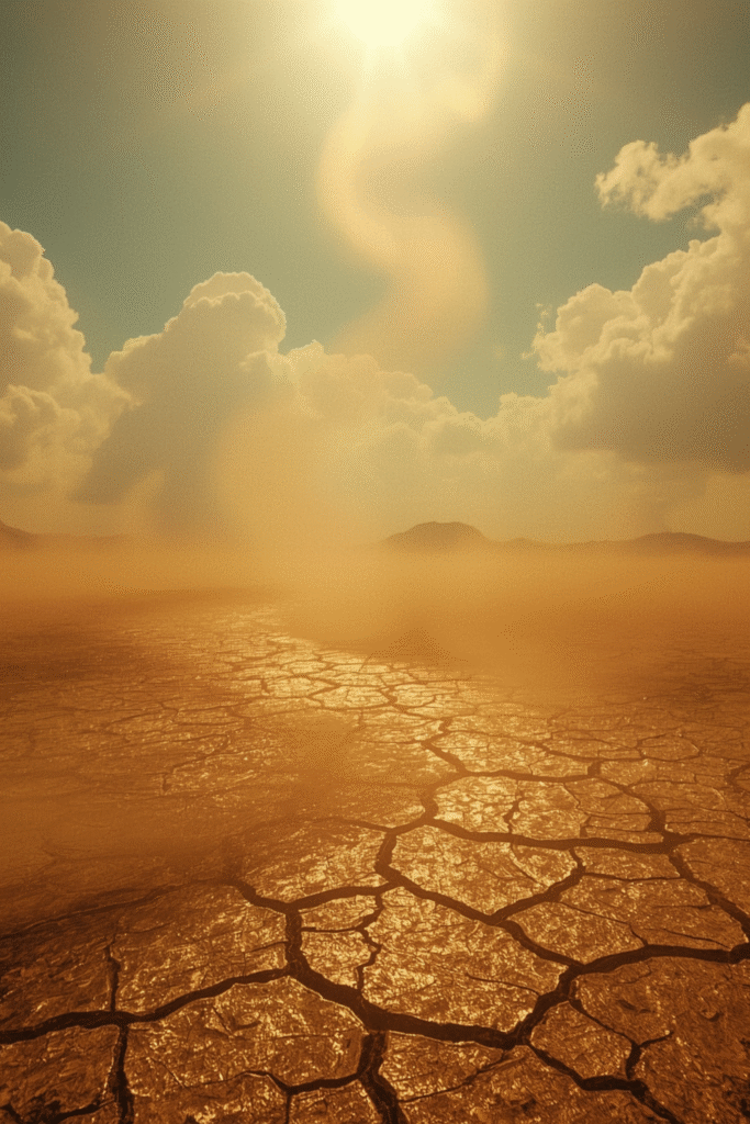 Subtle golden currents swirling as energy redirects toward one person.